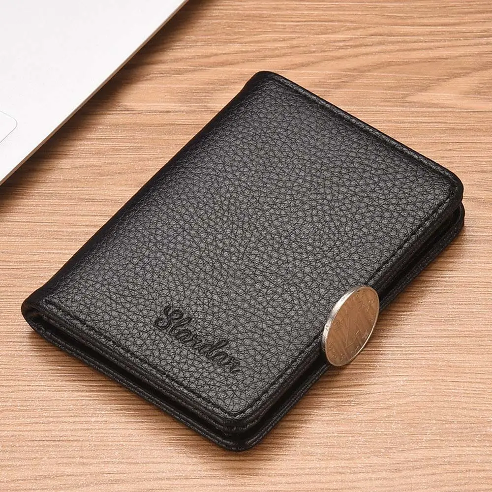 Creative Design PU Leather Cash Clip Mini Money Bag Credit Card Bag Coin Purse Business Card Holder Men Wallet ID Card cover