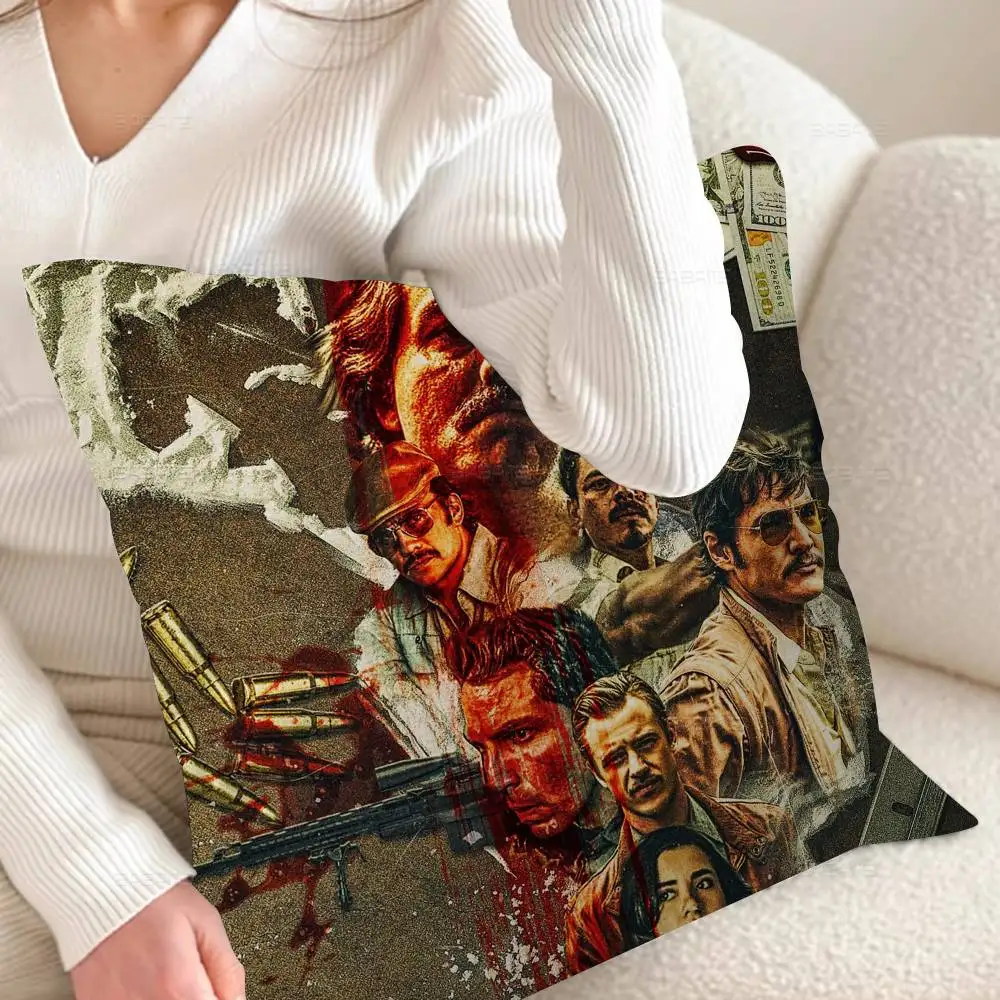 المسلسل التلفزيوني N-Narcos مكتب وسادة المخدة غطاء وسادة السيارة 45X45CM قطني المخدة أريكة غطاء وسادة #5