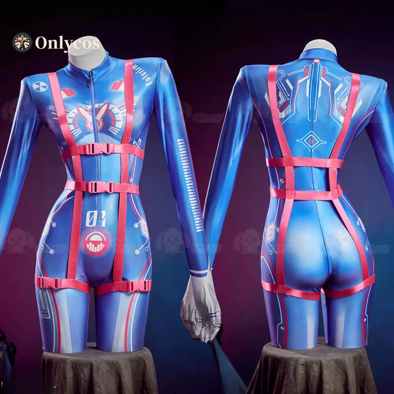 

Overwatch DVA Cosplay Costume Punk Jumpsuit Anime Party Uniform Hallowen Play Role Clothes Clothing HERO Cos