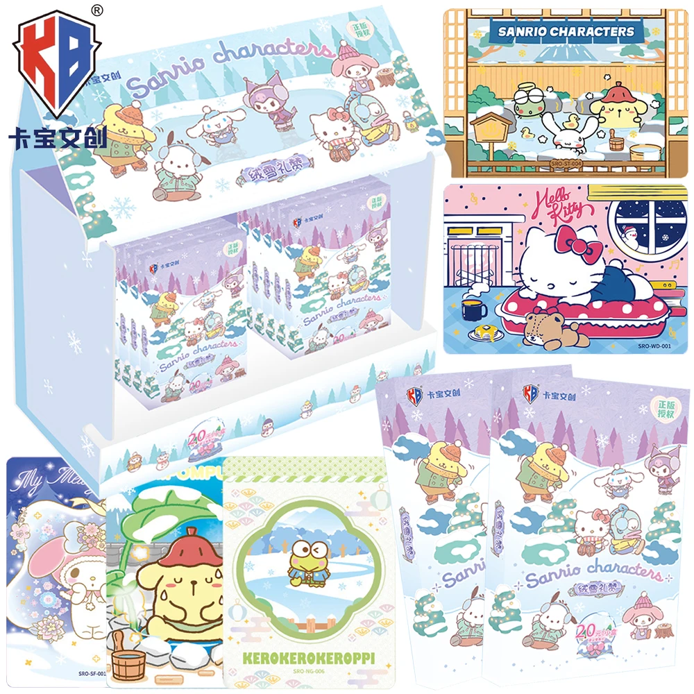 

New KABAO Genuine Sanrio Collection Card Japanese Famous Cartoon Star Family High Quality Card Fans Love Creative Peripheral Toy