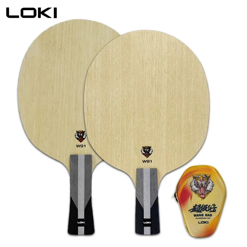 

2024 LOKI W91 Table Tennis Racket Blade 7-Layer Pure Wood Super Hao Ping Pong Paddle for Professional Team Fast Attack with Loop