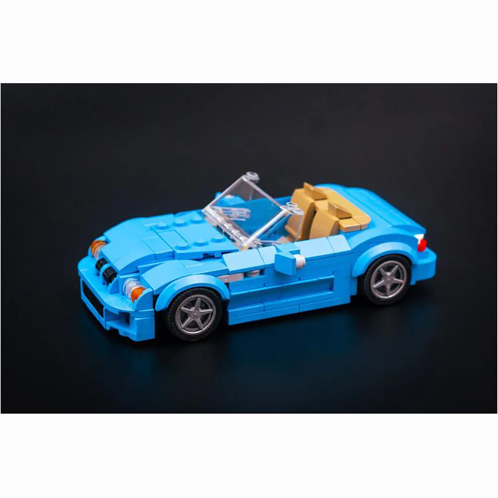 316PCS MOC Speed Champions Z3 Luxury Coupe Model Building Blocks Creative Garage Toys Boys Gifts