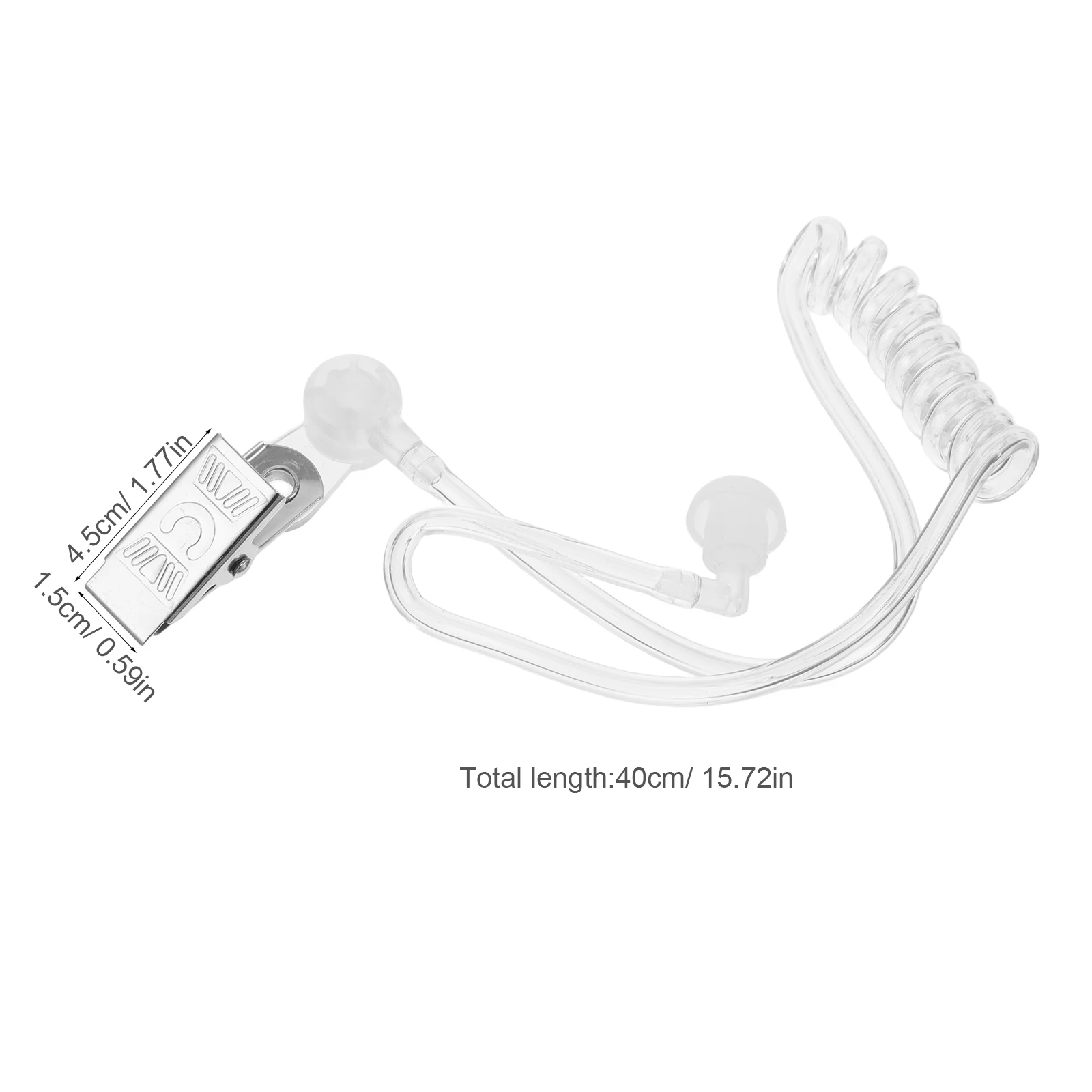 Dress up Earbuds Headset Fake Security Earpiece Comfortable Sturdy Roleplaying Secret Compatible Accessories Toy