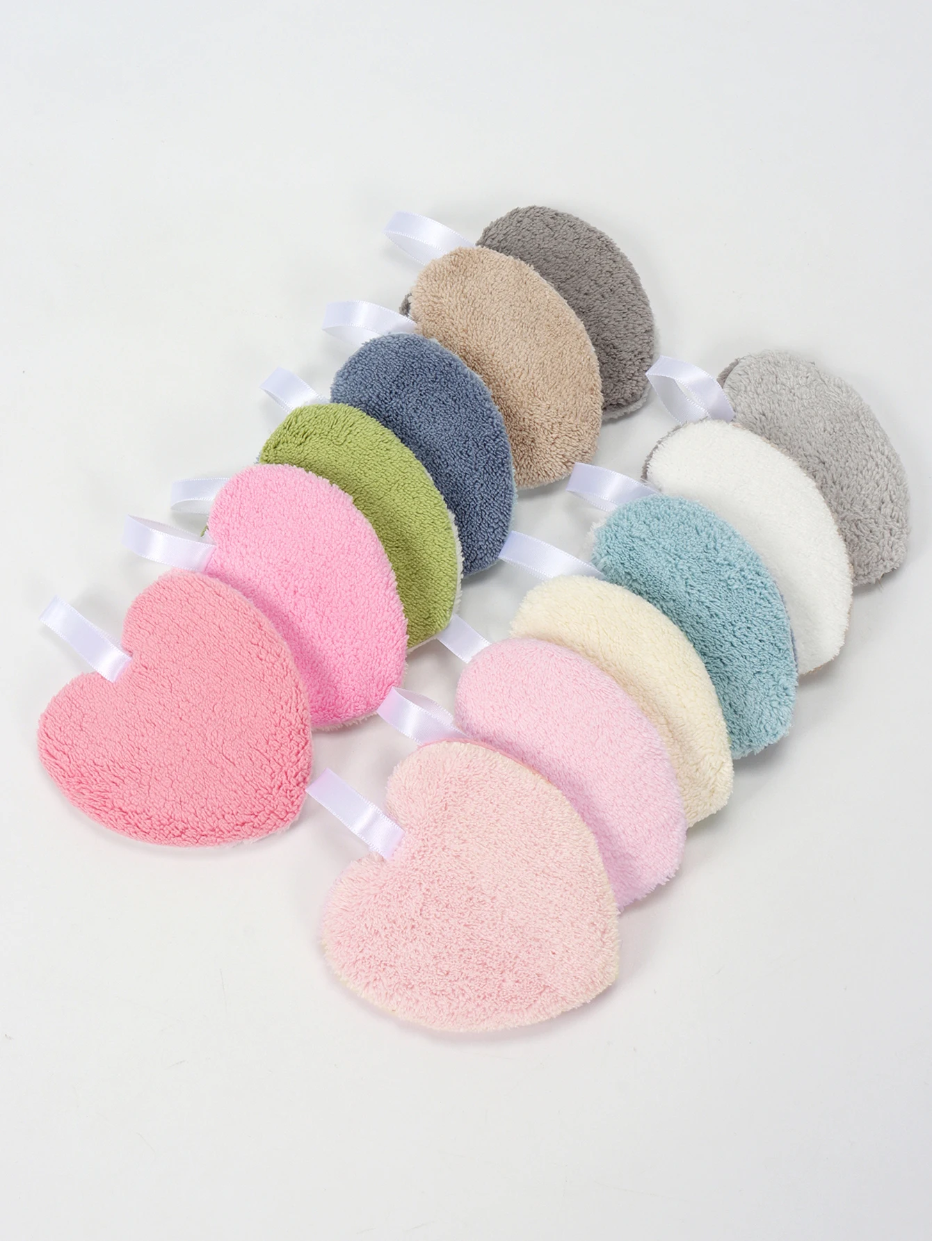 6 قطع من وسادات تنظيف الوجه وإزالة المكياج، وسادات إزالة المكياج قابلة لإعادة الاستخدام على الوجهين وقابلة للغسل، مناسبة لجميع أنواع البشرة #1