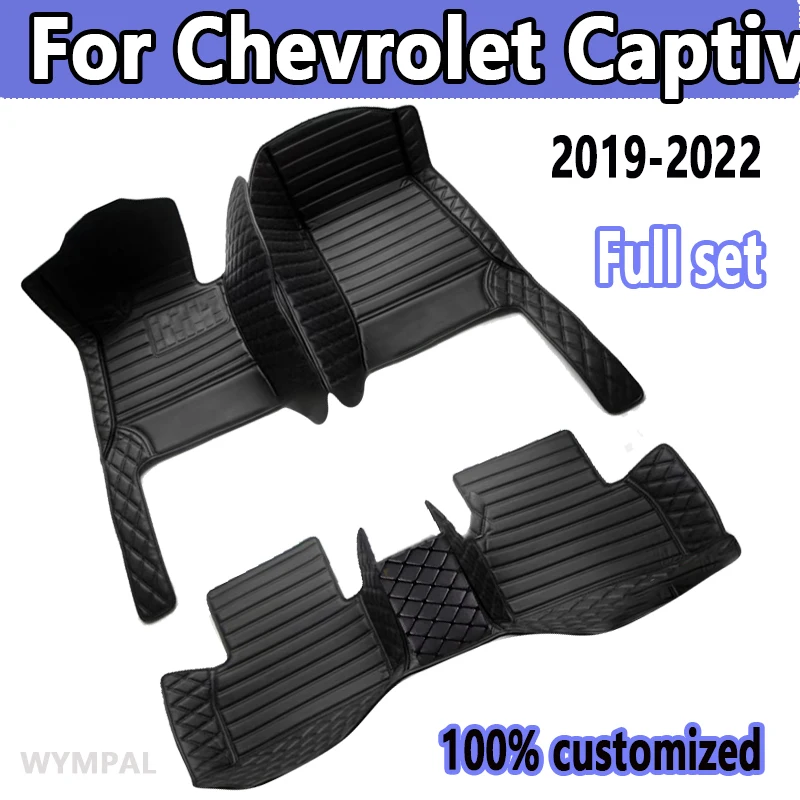 Car Floor Mats For Chevrolet Captiva CN202S 2019 2020 2021 2022 5saet Waterproof Car Mats Tapetes Para Automovil Car Accessories