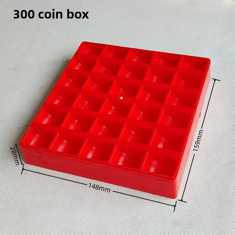 5pcs Arcade Gaming Accessories Coin Box Durable Large Capacity Coin Holder for Game Machines