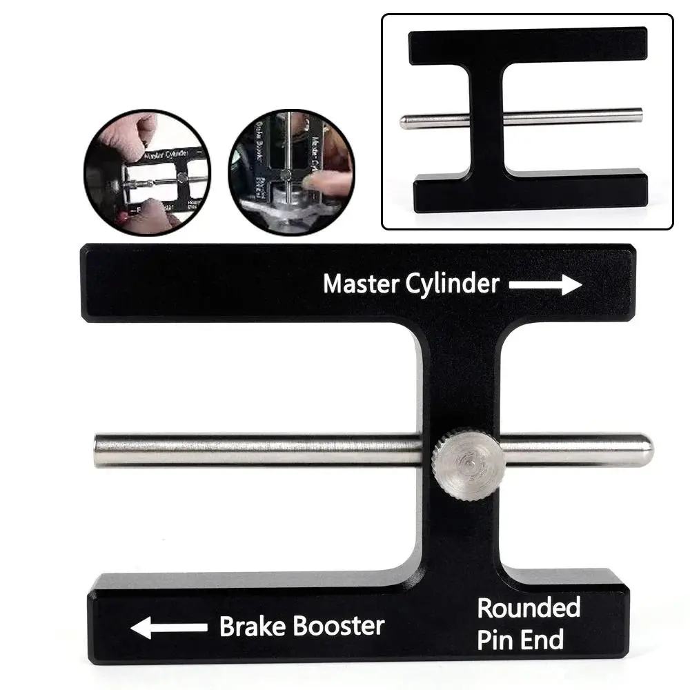 Aluminium Alloy Brake Adjustment Tool Adjustable Braking Distance Adjustable Pin Brake Booster Push Rod Length Gauge Heavy Duty