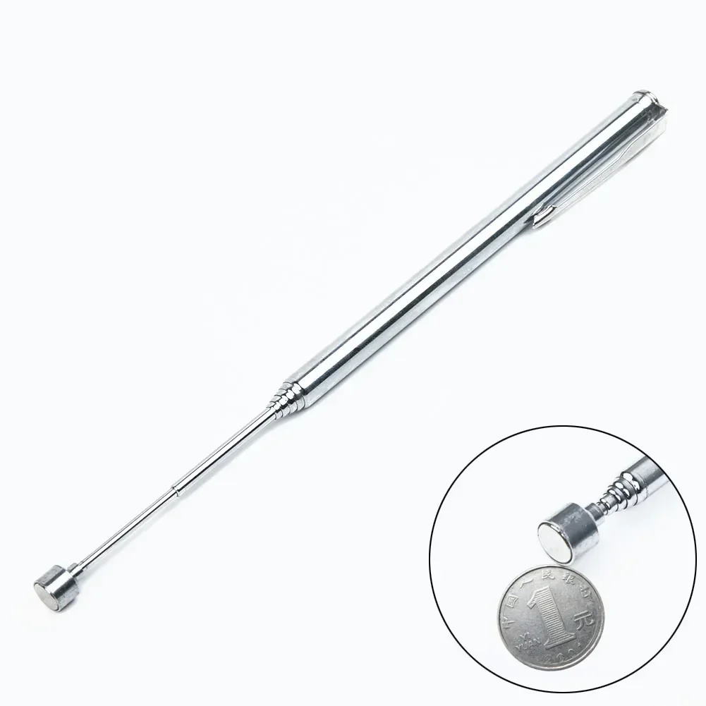 Telescopic Magnetic Pickup เครื่องมือสแตนเลส 25.6 "มินิแบบพกพา Telescopic Magnetic Magnet ปากกาสําหรับซ่อมรถยนต์บํารุงรักษา