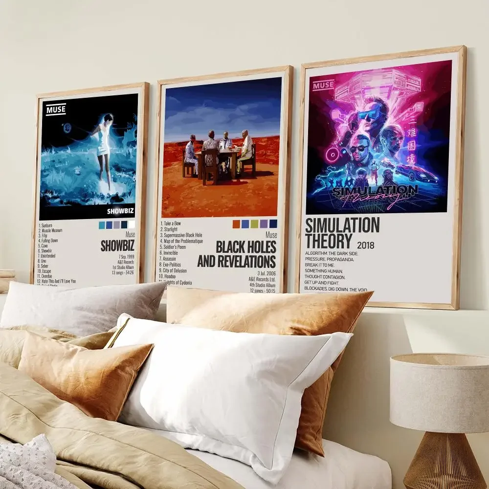 Alternative Rock Band M-Muse Poster PP Wall Decor Posters Celebrity Music Art Prints Bedroom Office Gift