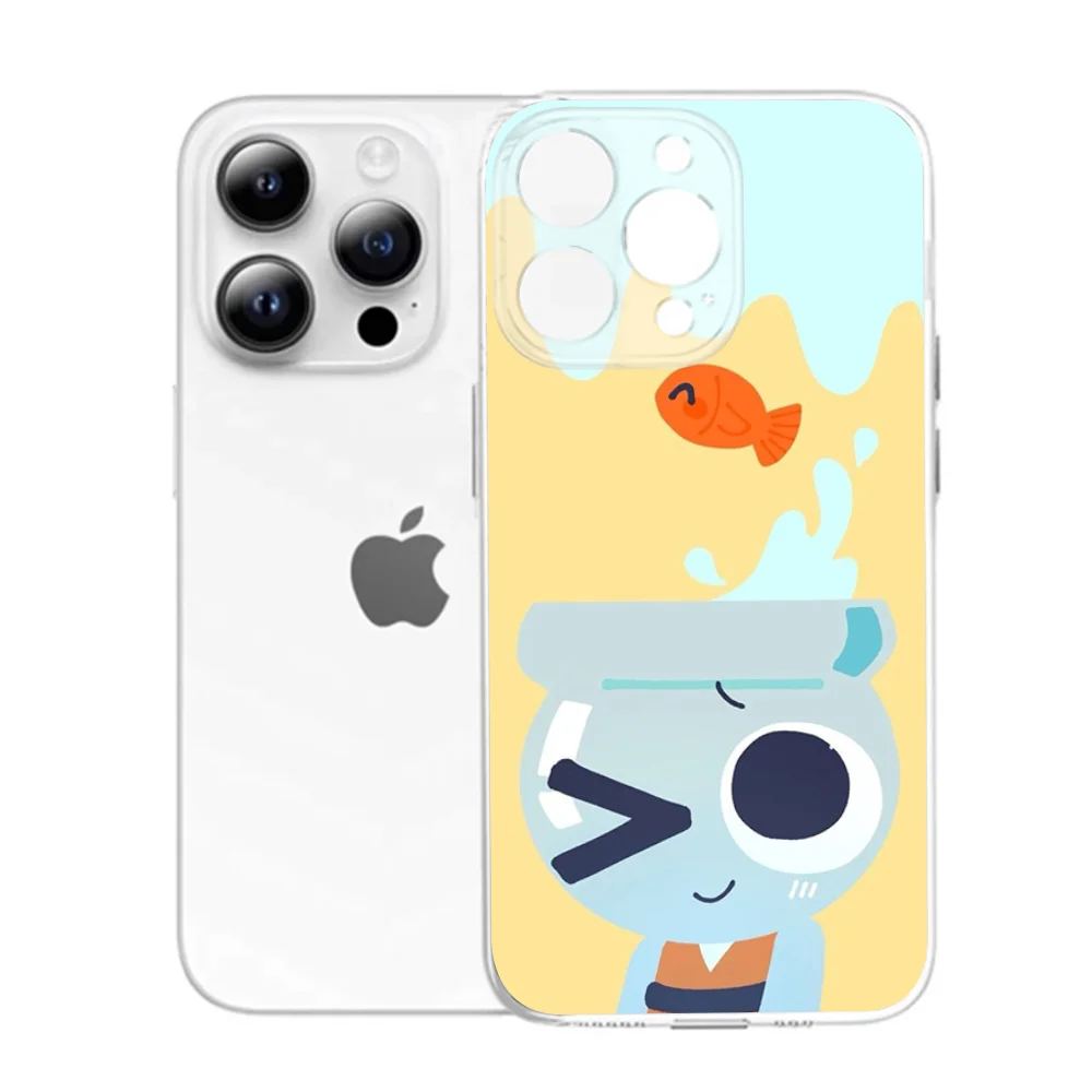 Bassie D-Dandys W-WorldS Charactors Phone Case For iPhone 16,15,14,13,12,11 Pro,Max,Plus,X,XS,XR,SE,Mini Transparent Silicone - Image 6