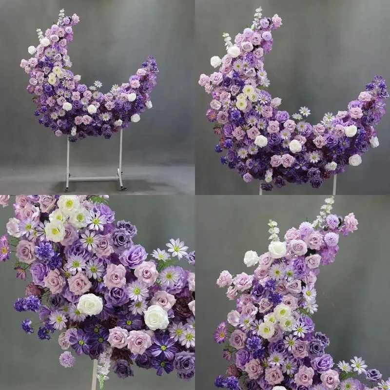 Exquisite Handmade Blue Moon Arch Customizable Colors for Weddings Mother's Day Valentine's Day New Year Festive Decor