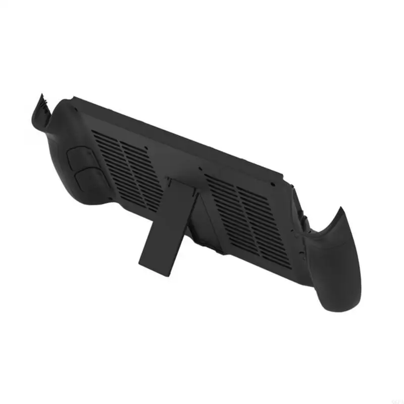 Q6PA غلاف حالة الظهر الواقي مع حامل حامل الدعم لوحدة التحكم في لعبة Steam Deck