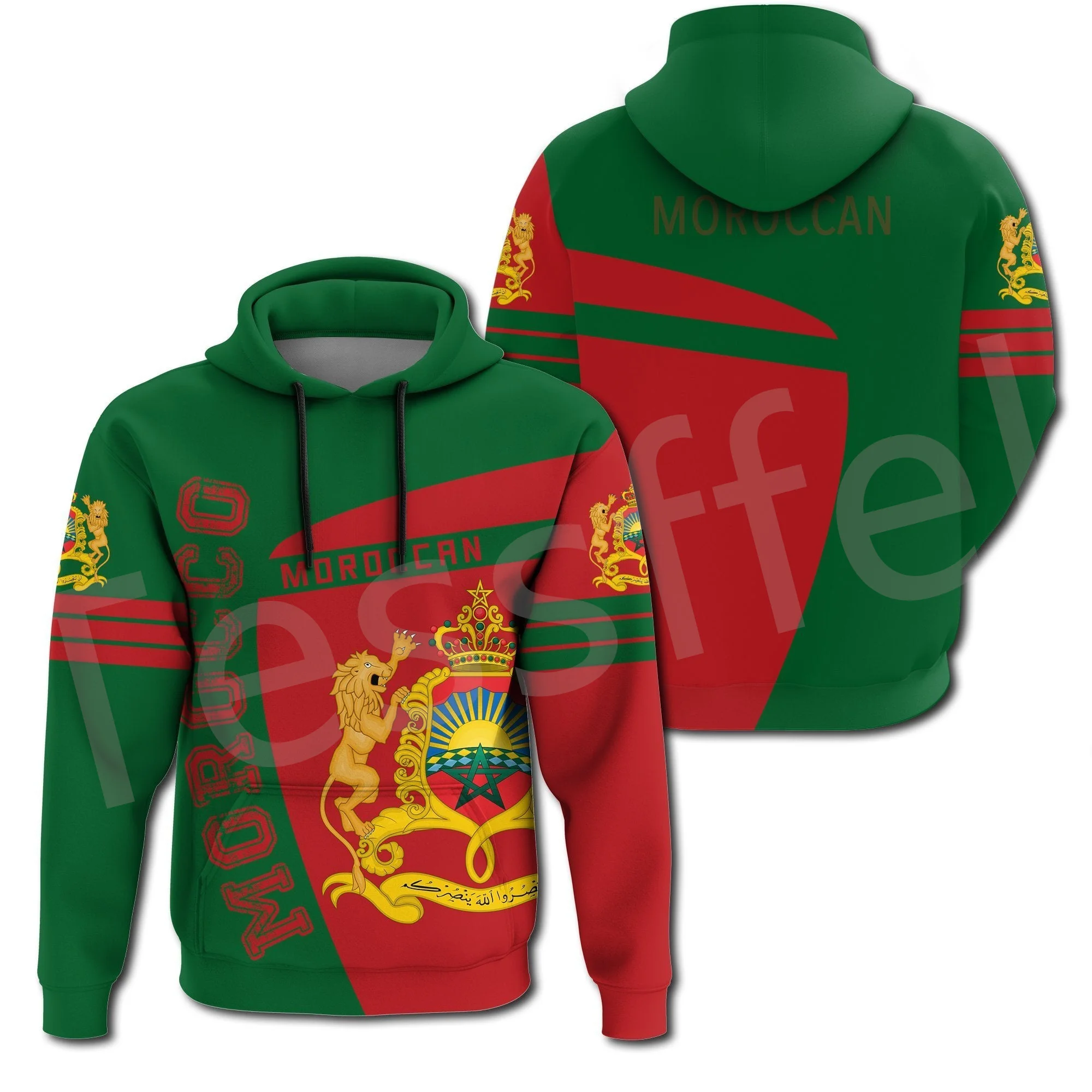 

Tessffel Black History Africa County Morocco Flag Tribe Tattoo Tracksuit 3DPrint Men/Women Streetwear Casual Pullover Hoodies 26