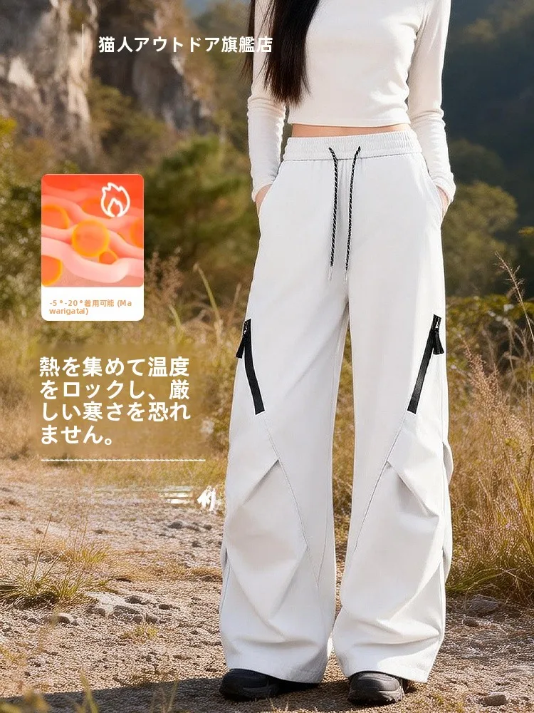 women's-outdoor-tee-in-one-soft-ell-pants-hiking-waterproof-windproof-warm-mountain-climbing-workwear-trousers-spring-autumn