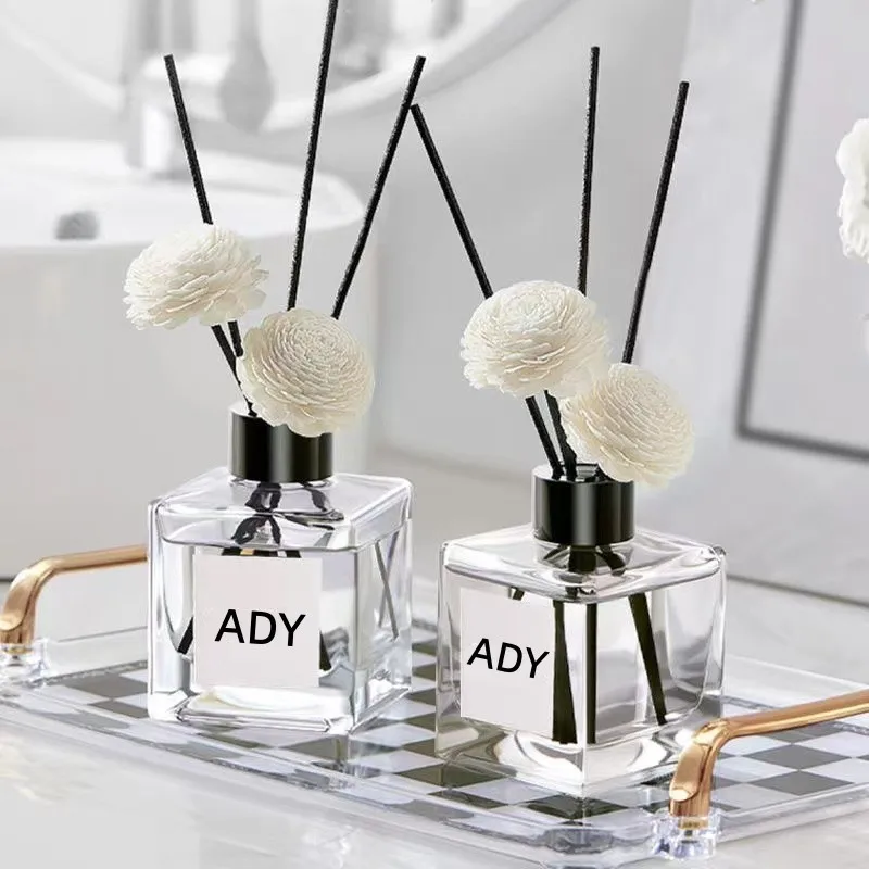 50ml Aroma Reed Diffuser Oil for Home Car Air Freshener Room Deodorizer Gardenia Osmanthus Perfume Long Lasting Fragrance
