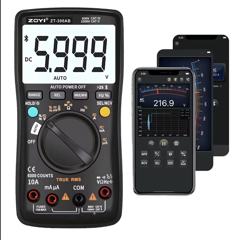 ZT-300AB Auto Range wireless multimeter digital multimeter unit multimeter