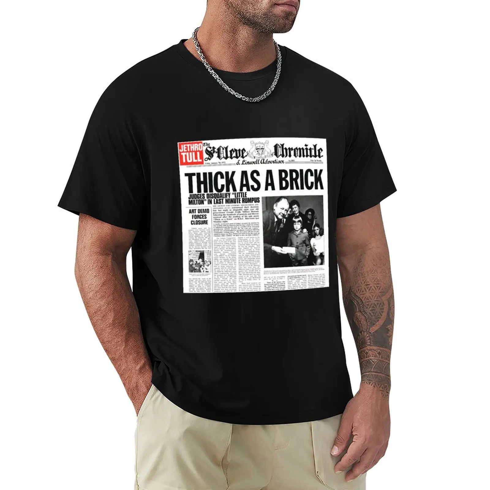 

Jethro Tull - Thick As A Brick T-Shirt Soft Touch Basic Cotton T-Shirt