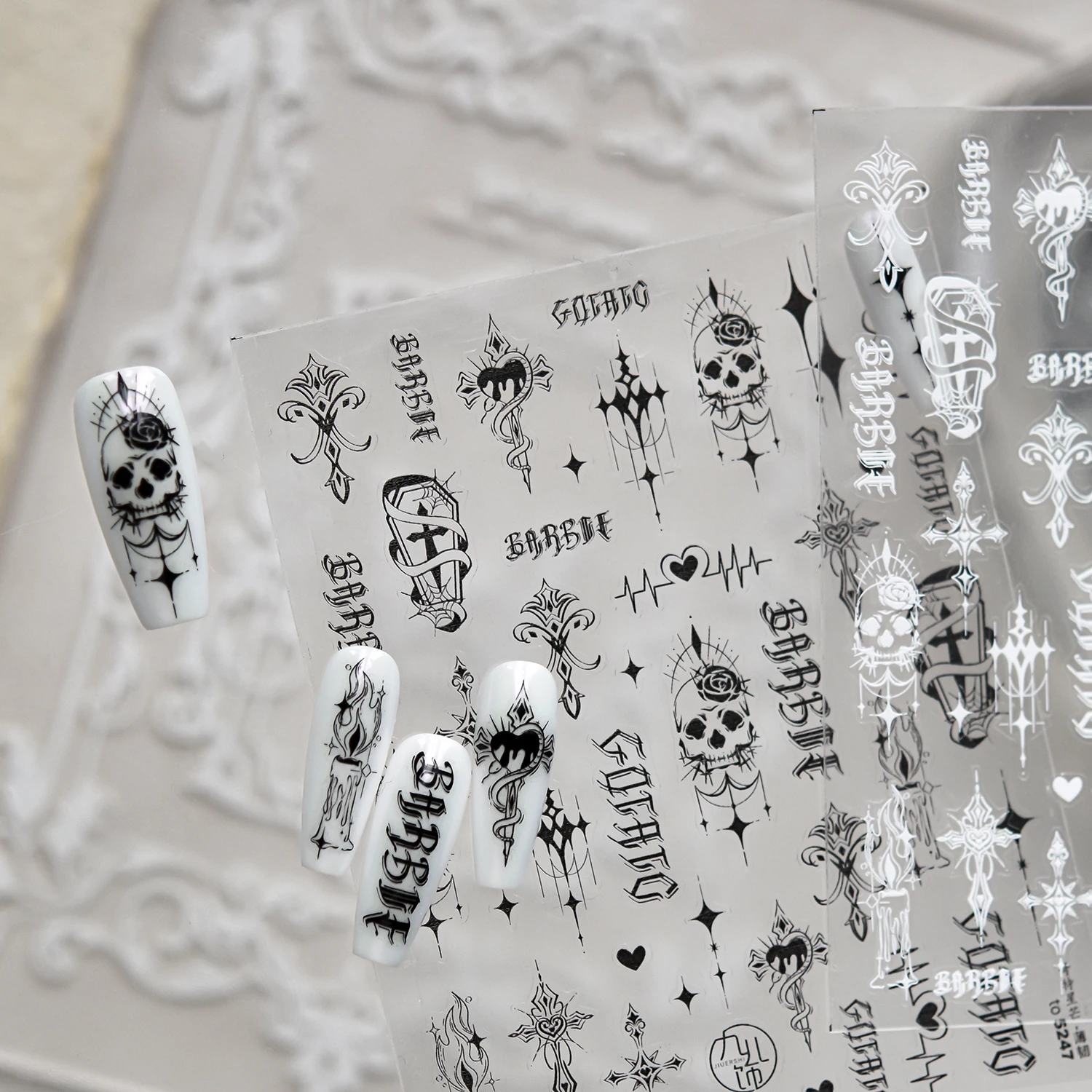 1 STKS Gothic Vlinder Patroon  - Nail Art Zelda recensie en prijs