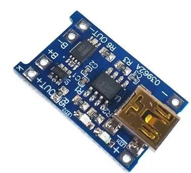 Módulo de carga de batería de litio para Arduino, Micro USB tipo c 18650 TP4056, 1pce5V 1A, con protección de funciones duales