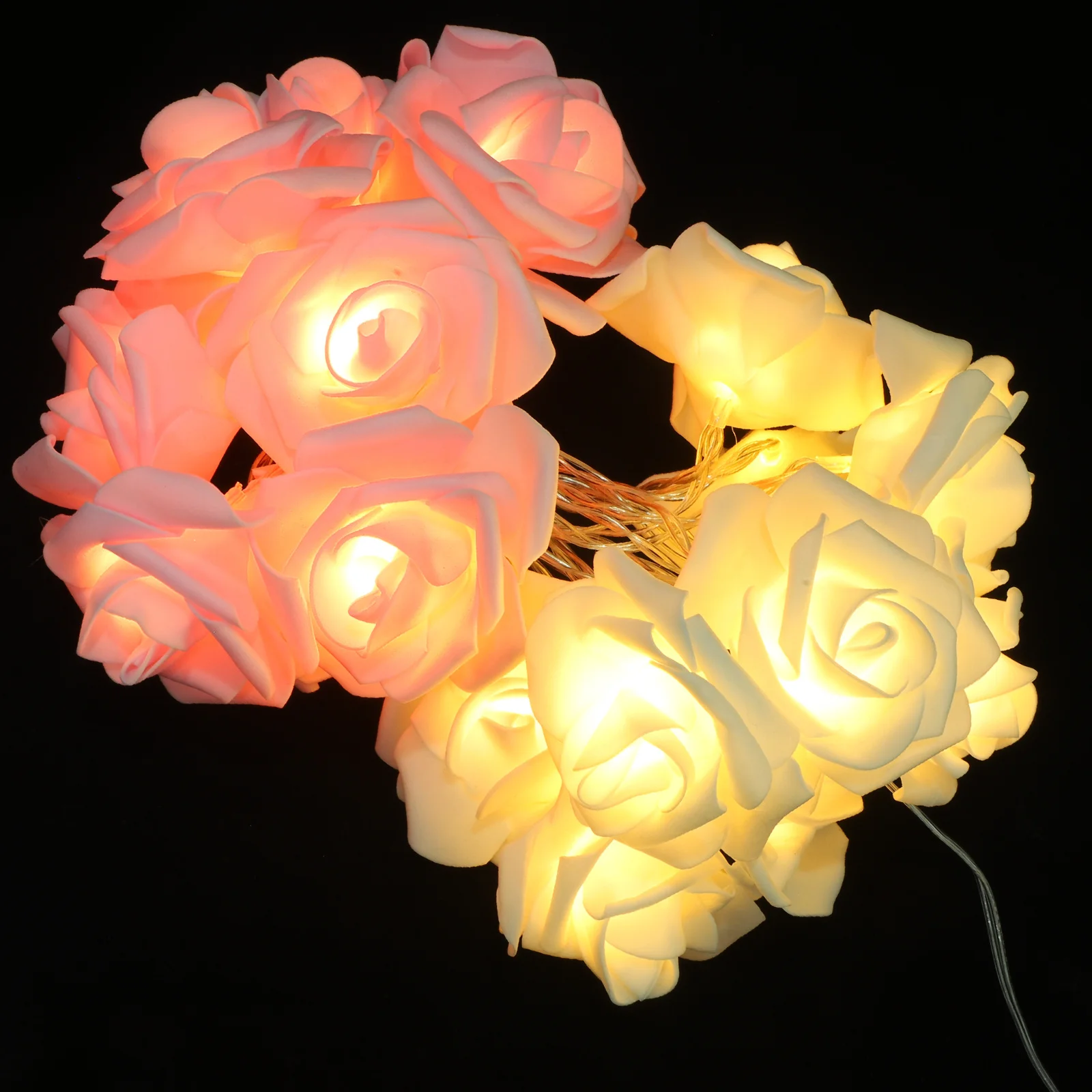 1 قطعة Led سلسلة أضواء الورد 3M Usb بالطاقة أضواء دافئة لعيد الميلاد عيد الحب الديكور داخلي في الهواء الطلق غرفة نوم الحفلات #4