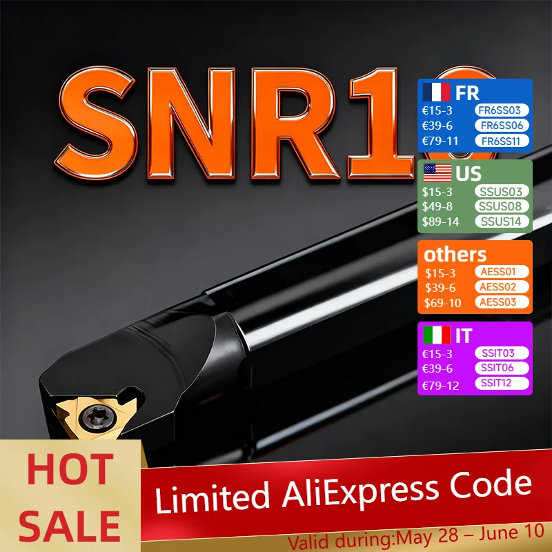 SNR0013M16 SNR0014M16 SNR0016Q16 SNR0020R16 SNR0025S16 CNC Internal Thread Turning Tool rod 16IR Inserts Lathe SNR Holder