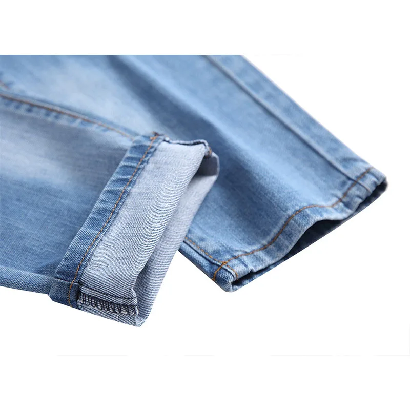 2024 nuovi marchi di Jeans da uomo Jeans dritti da uomo con foro per cerniera Streetwear pantaloni Casual pantaloni in Denim Pantalones Hombre Y2K abbigliamento