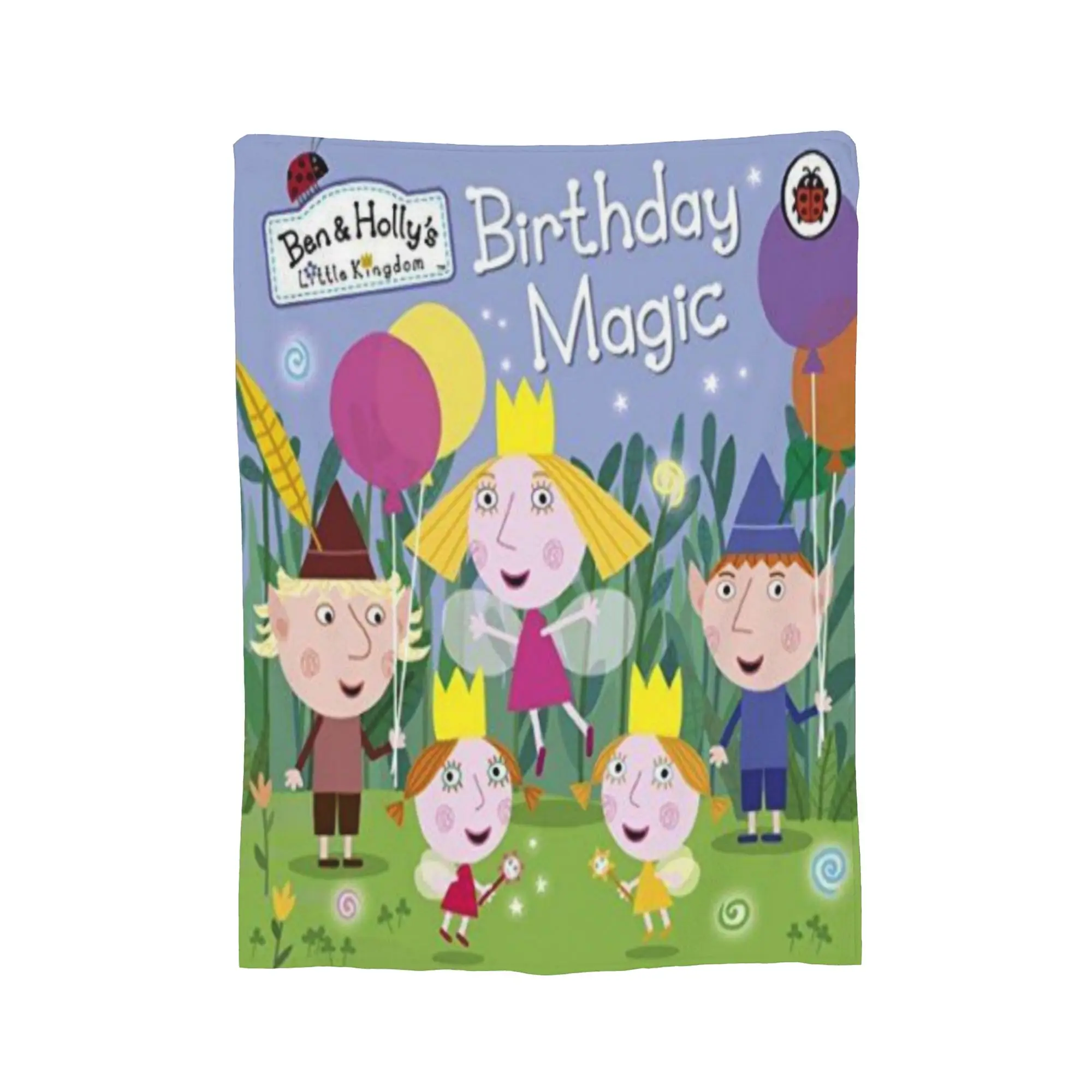بطانيات أنيقة من Ben and Holly's Kingdom ben y holly فائقة النعومة من الصوف المرجاني القطيفة المريحة القابلة للغسل في الغسالة #3