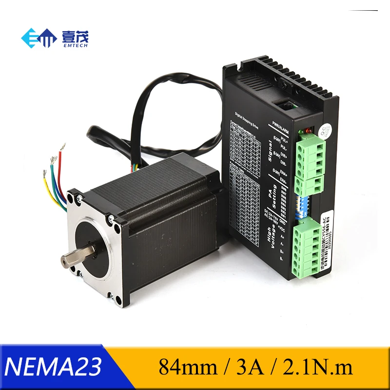 2 個 NEMA 17 NEMA 23 NEMA 34 ステッピングモーター二相パンケーキステッピングモーターハイブリッド 3D プリンター用