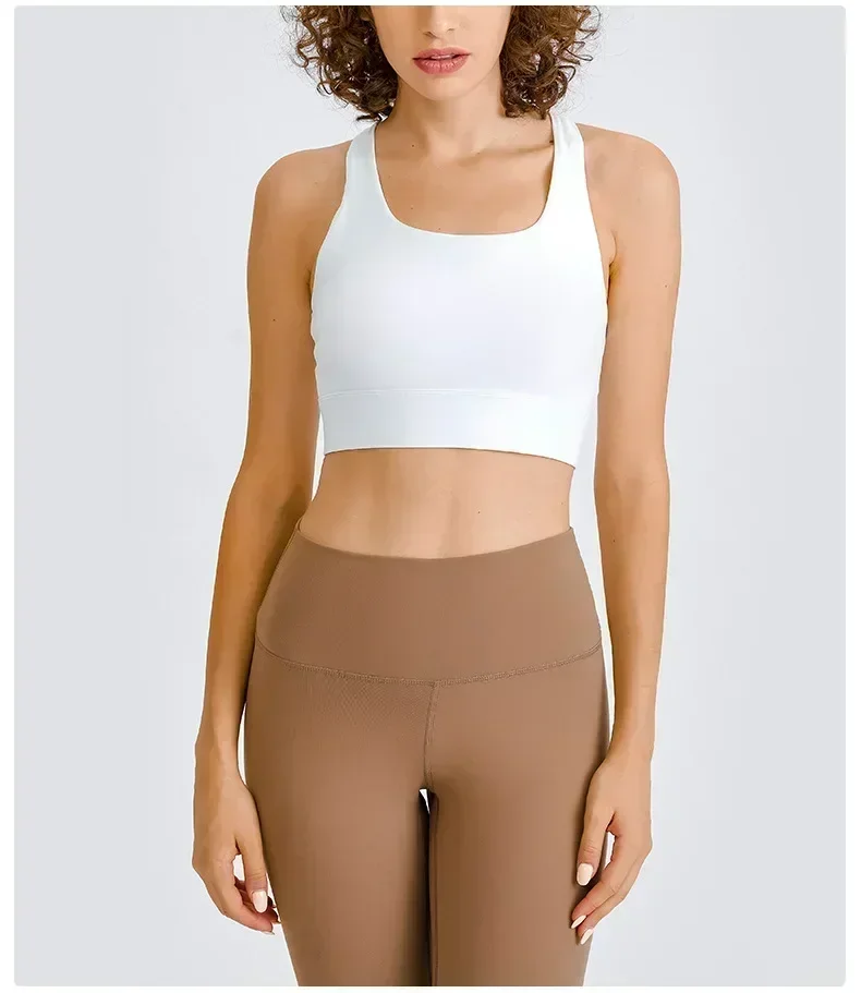 Lemon Fitness Sports Bra Yoga Sport Underwear Seamless Female Top Breathable Crop High-strength Shockproof Bra Women Clothing