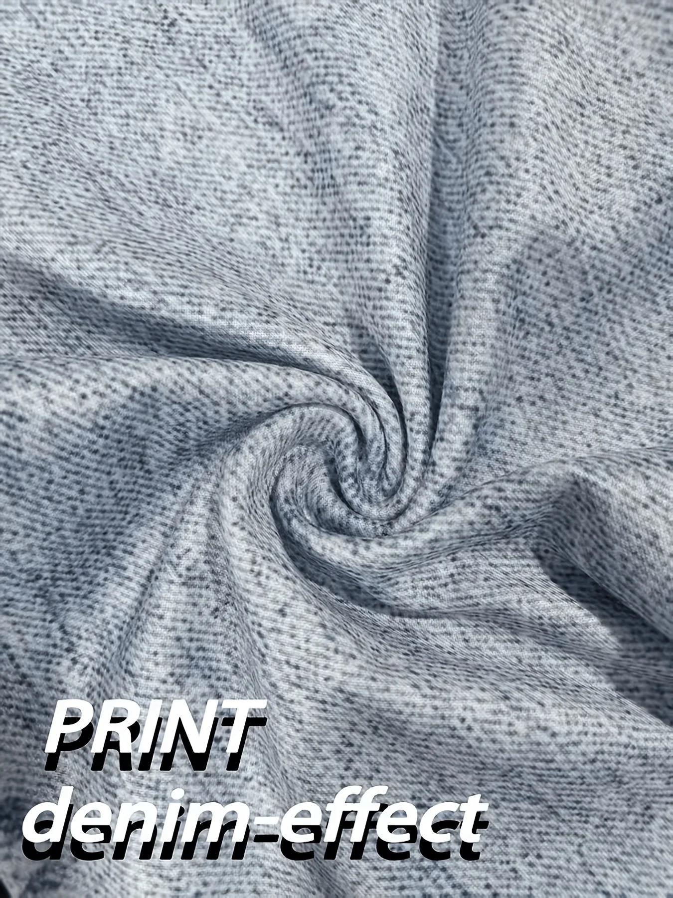 Bedruckte Bermuda-Shorts aus Fake-Denim für Damen, sportliche Freizeithose mit hoher Taille, Sommerhose im Street-Style – Detail 5