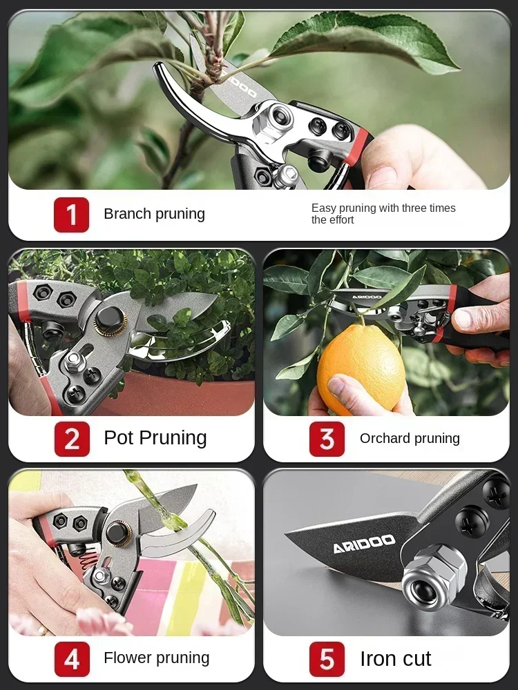 Professional Pruning Shears Garden Clippers Hand Pruners Garden Scissors