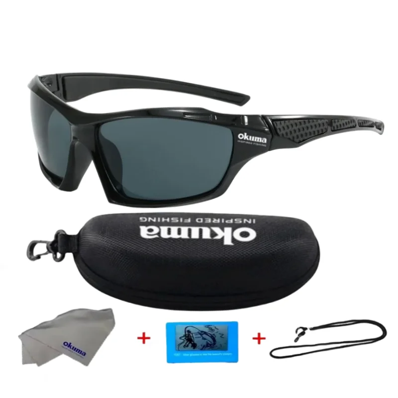 Okuma polarisierte Brille UV400, winddicht und sandresistent gegen UV-Blendung, vermeidet Augenschäden durch äußere Einflüsse – Detail 13