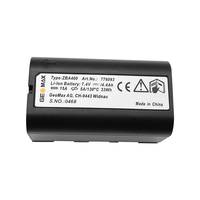 2pcs ZBA400 Battery for Geomax ZT20/80 ZGP800 Zenith 10/20/50 ZOOM 20/30/35PRO/80 Series 4400mAh 7.4V