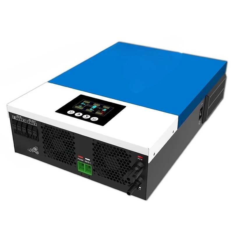 عاكس شمسي هجين 3.6 كيلو وات 6.2 كيلو وات على محولات الطاقة الشمسية خارج الشبكة مع جهاز التحكم بالشحن بالطاقة الشمسية للمنزل #2