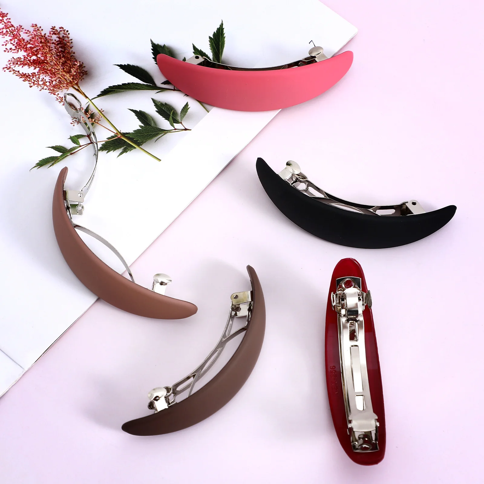 

5 Pcs Hair Barrettes For Women Vintage Hairpin Clip Bangs Day Plastic Decorative Clips