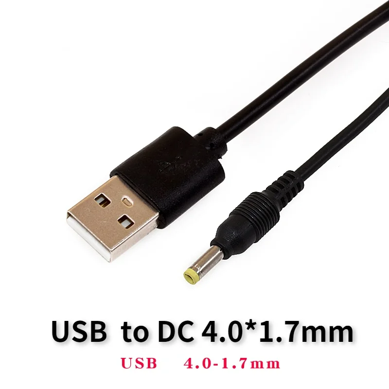 Conector de Cable de alimentación usb a CC de 5V 2m 1m 50cm Universal tipo a USB macho a enchufe de CC 5,5*2,5mm/2,1mm 2,5*0,7mm 3,5*1,35mm 4,0*1,7mm cable