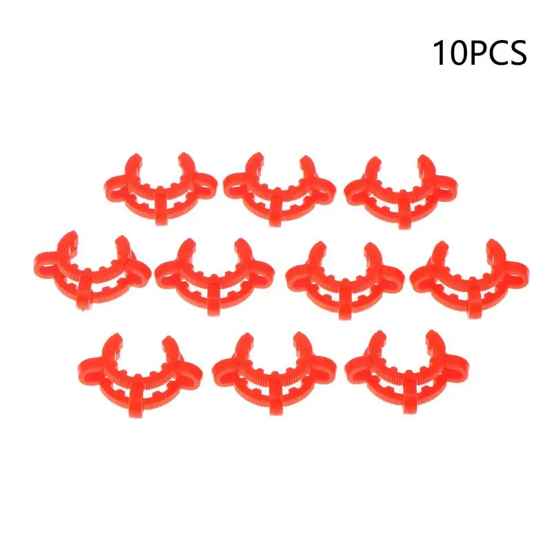 ~10pcs Nylon Standard Connector Clips, 14#19#24#29#Evaporator Bayonet Fixed Anti-skid Clips Laboratory Clamp