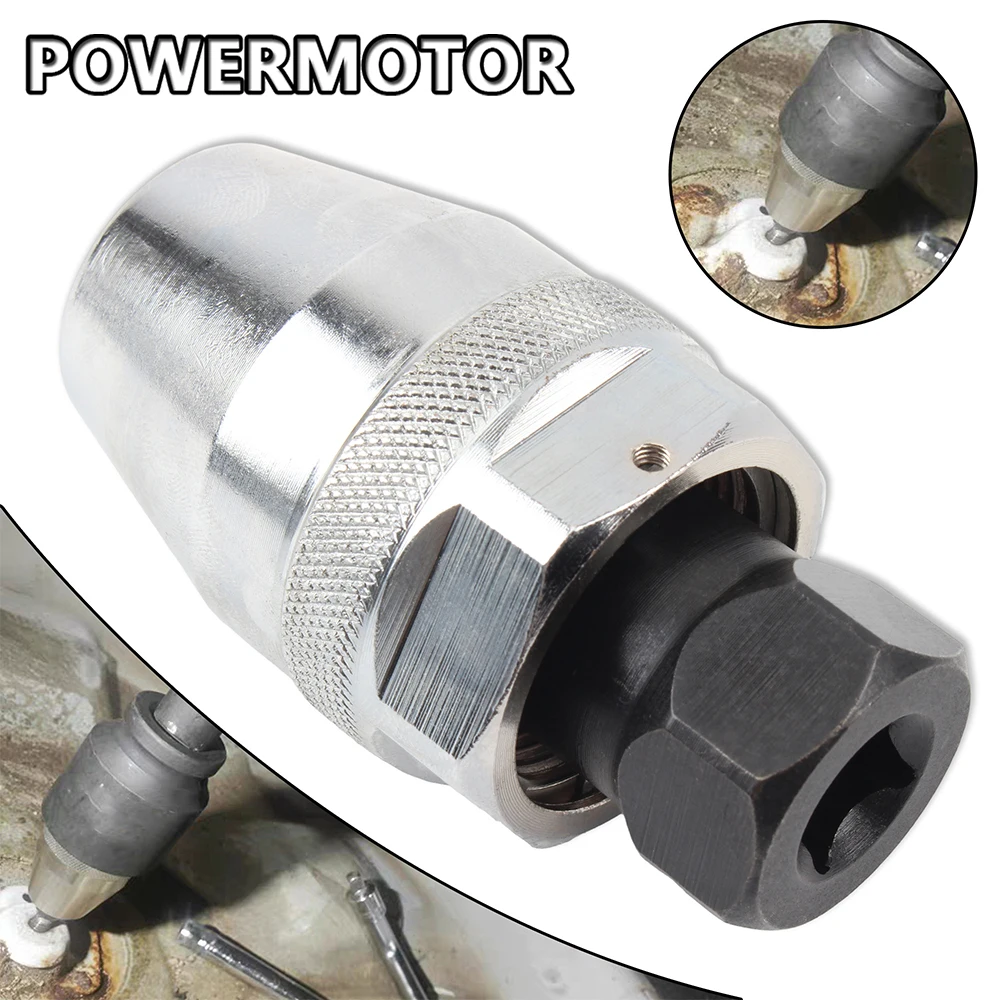 

Motorcycle 3/8in Drive Stud Extractor for 1/4in‑1/2in Steel Alloy Broken Bolt Remover Universal Accessories