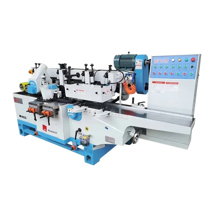 

New Wood Planer MB4023D Four-sided Wood Bed High-speed Feeding System Equipped with Separator Motor SKF High-speed Bearings