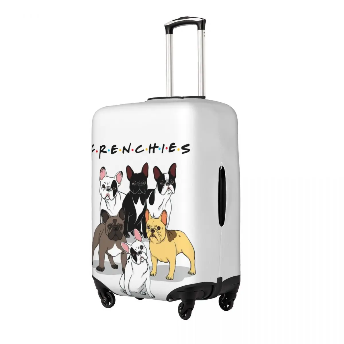 American Bulldog Print Luggage Protective Dust Covers Elastic Waterproof 18-32inch Suitcase Cover Travel Accessories