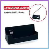 For ATS MINI SI4732 DSP Radio Bracket w/Built-In Sound 3D Printed Guide Groove Convenient Radio Holder FM Receiver Special Stand