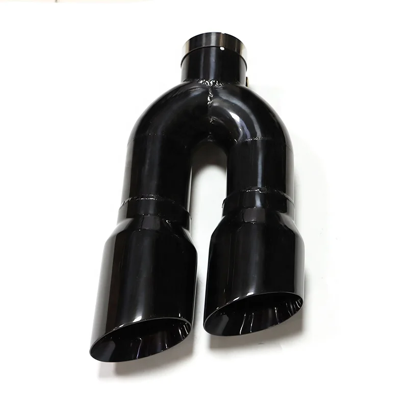 SYPES Wholesale 304 stainless steel pickup truck exhaust tip 3 Inch Inlet 4 outlet truck exhaust pipe