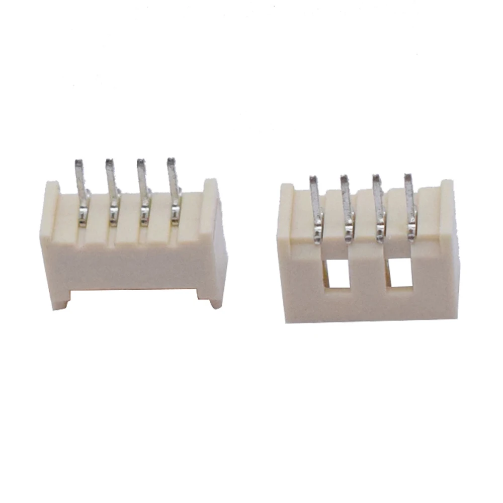 Connector MX1.25mm foot spacing 180 degrees Straight pin straight LCP heat resistant flame retardant mother base horizontal