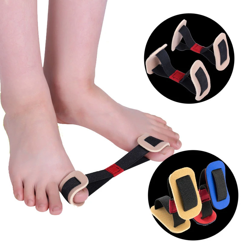 

20Pieces Orthopedic Tools Toe Overlapping Feet Care Training Hallux Valgus Bunion Correction Belt Separators Stretcher Straighte