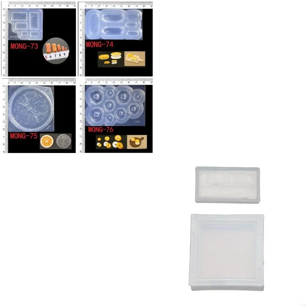 Bread Silicone Mold for Kitchen for Play Resin Mini Resin Casting Mold Adul