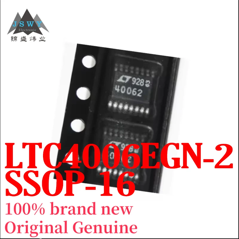 

(2/30 pcs) LTC4006EGN-2 LTC4006 SSOP16 Battery Charger In Stock Free Shipping