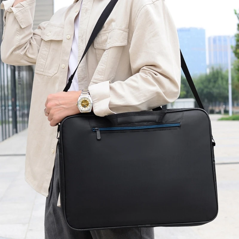 Computer Bag Men Bag 15.6inch Laptop Notebook Universal Business Bag with Detachable Shoulder Strap