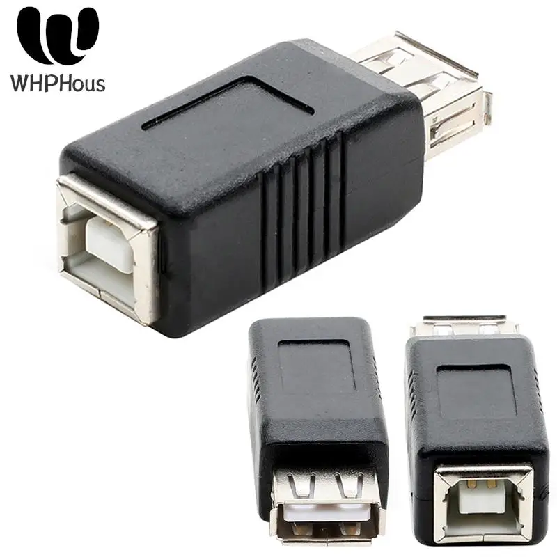 

USB Type A Female to Printer Scanner Type B Female Adapter AF/BF Adaptor Converter Connectors for Flash Memory/Digital Cameras