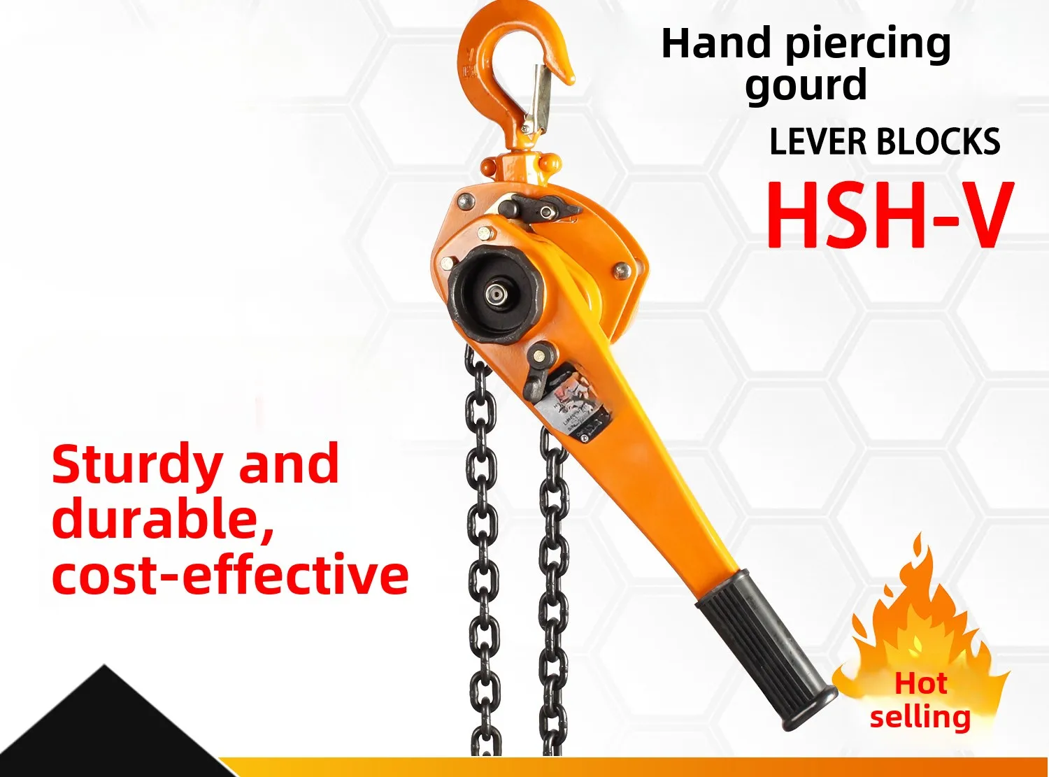 

Small manual chain lifting lever hoist construction site hand lift labor-saving