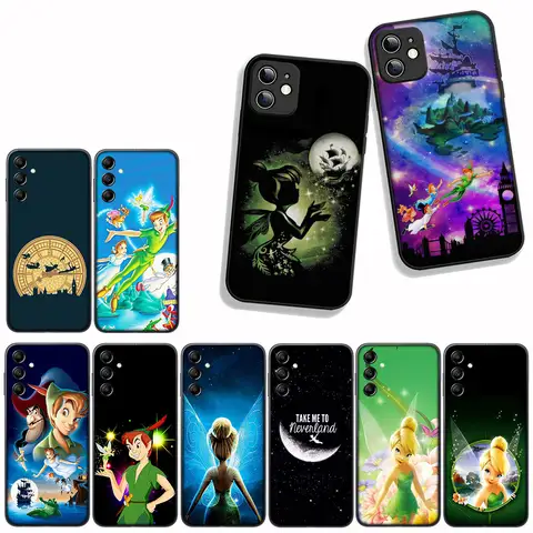 Funda Coque Cover for Apple iPhone 16 11 13 14 15 Pro Max 7 6 8 Plus SE2 SE3 + 16E SE 2022 Phone Case Tinker Bell Peter Pan